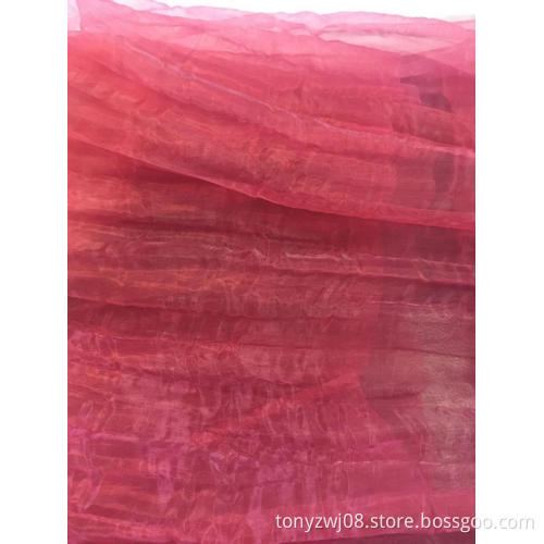 100% Polyester Organdy Pleat